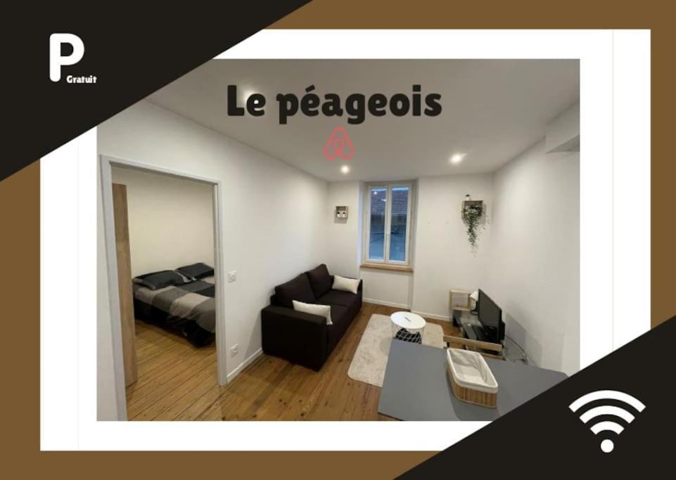 Le Peageois : Appartement Lumineux Et Calme Бур-де-Пеаж Экстерьер фото